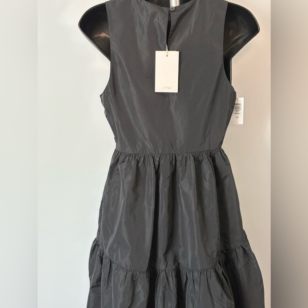 ARITZIA||Wilfred~Italian Taffeta Midi Dress - Picture 7 of 12